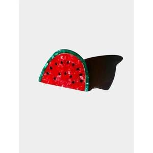 NEW SOLAR ECLIPSE women's watermelon claw clip in red